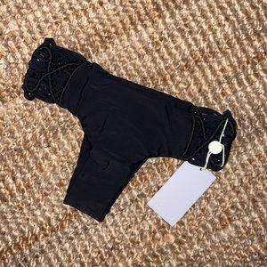 MIKOH Cayman Side Woven Bottom in Night NWT